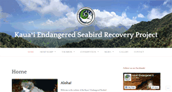 Desktop Screenshot of kauaiseabirdproject.org