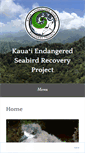 Mobile Screenshot of kauaiseabirdproject.org